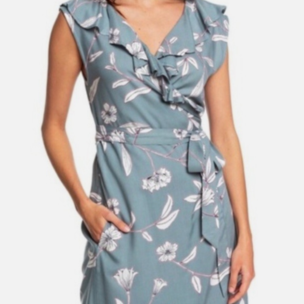 Roxy Rivello Floral wrap dress